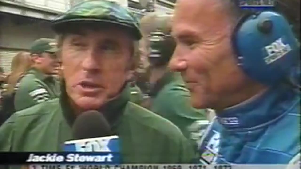 September 24, 2000 - Jackie Stewart Interviewed at US Grand Prix in Indianapolis