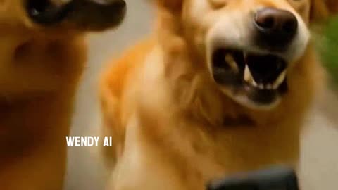POV: When Your Buddy Takes Chasing Too Seriously 😂🐾