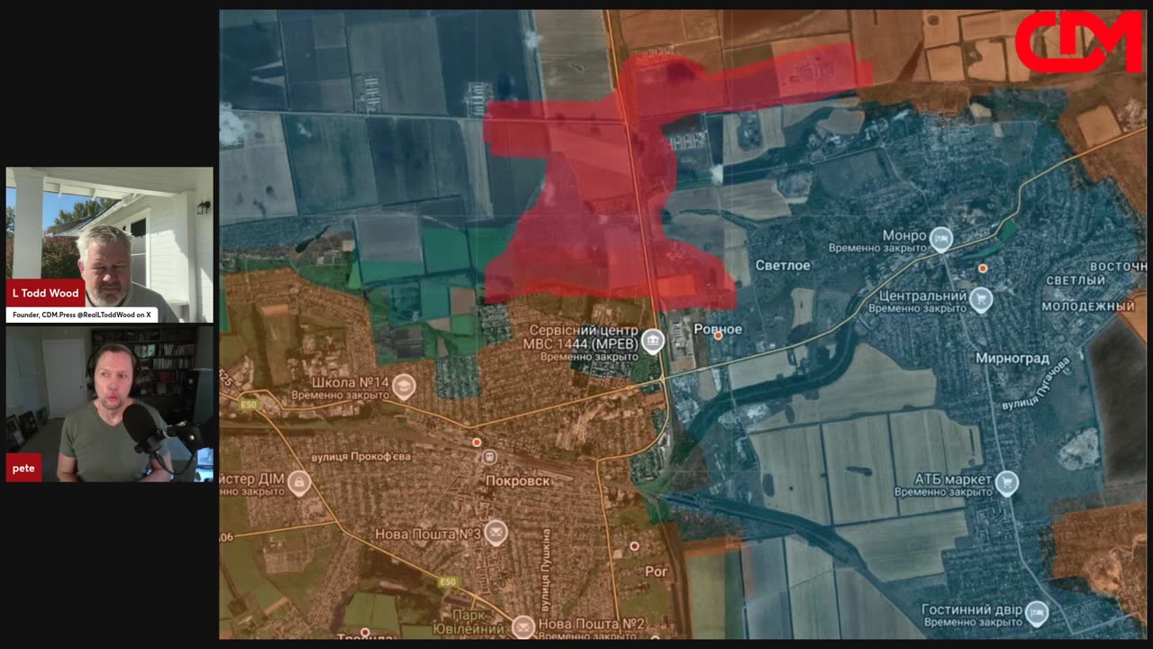 Donbass Falling Quickly Now, Ukraine SitRep With L Todd Wood, Pete Blaber, Both Former SOF 11/13/25