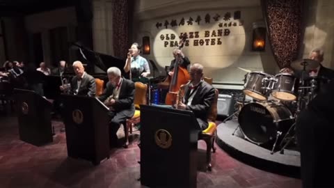 The upscale whisky bar at the Peace Hotel in Shanghai!