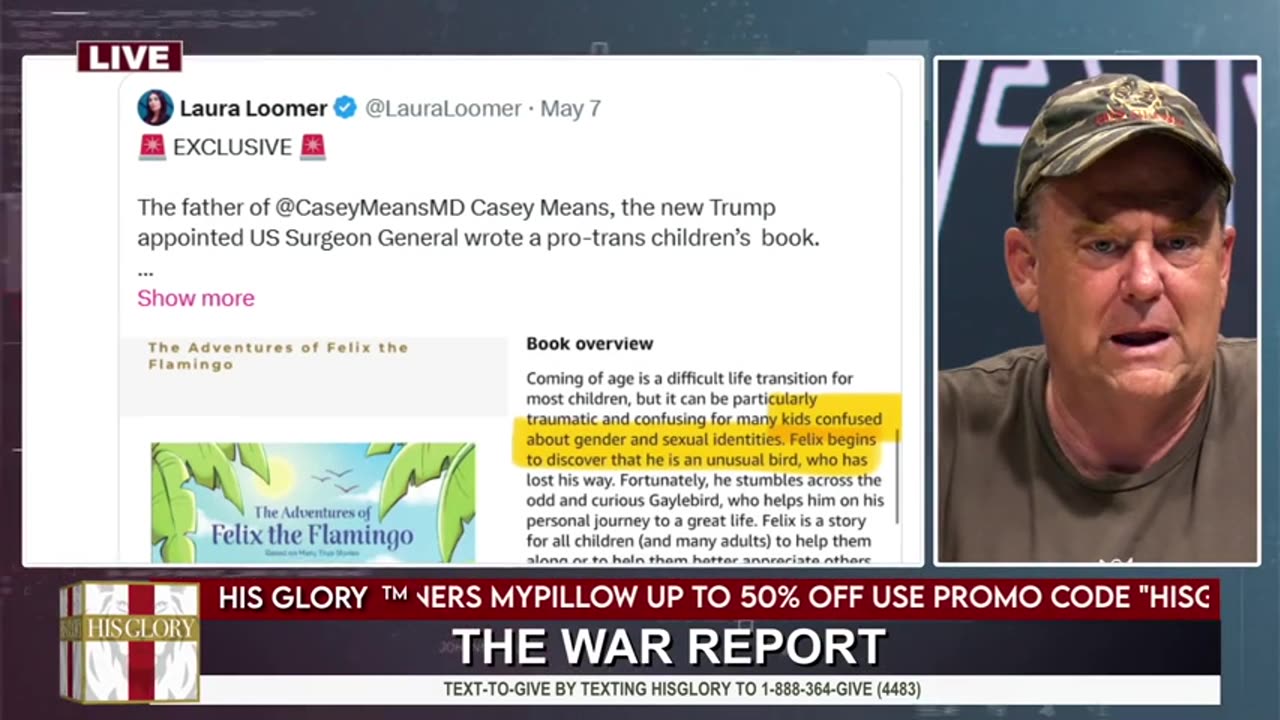 His Glory - The War Report 5-9-25