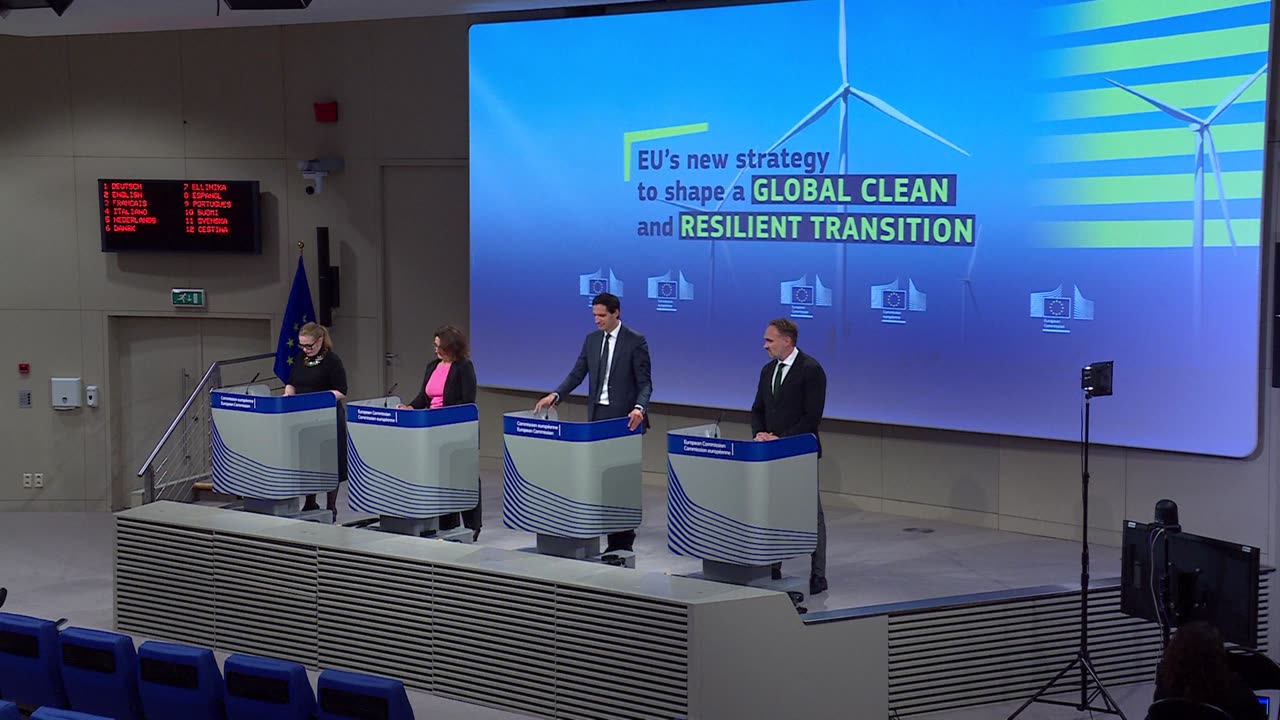 EU’s Bold Climate & Energy Vision Unveiled 🌍 | Ribera, Hoekstra & Jørgensen | AT World News