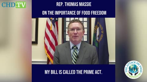 The Attack On Food Symposium | Food Sovereignty Laws at the National Level Rep. Thomas Massie