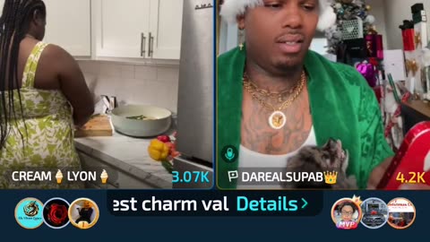 SUPA HAD CREAM IN A CHOKE HOLE WITH ALL HIS KITCHEN TOOLS ALONG WITH IT...