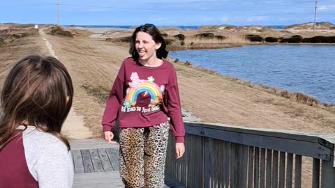 Kids, birdwatching and water