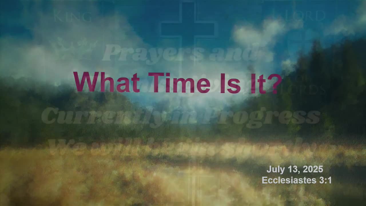 What Time is it