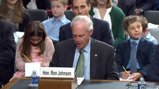 Senator Ron Johnson Opening Statement in Judiciary Hearing 9.17.25