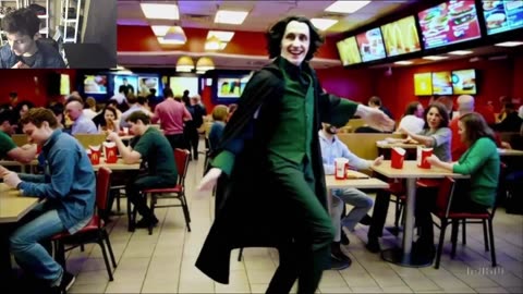 Outtake #3,060 Of Severus Snape From Harry Potter Series Is Dancing At A McDonald's Restaurant Fake
