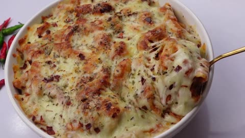 Baked Creamy Chicken Pasta by Rasa Niwasa