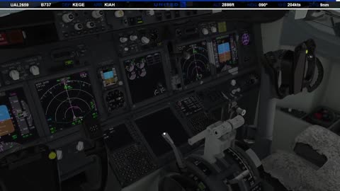 Landing in Houston (KIAH)