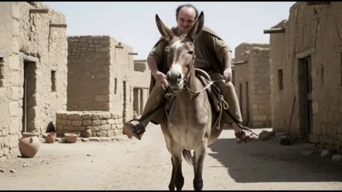 A VERY STUBBORN DONKEY