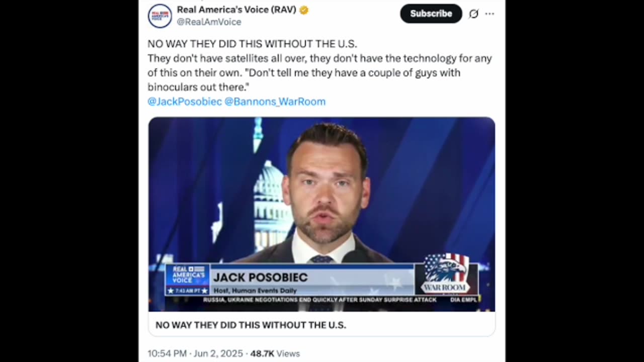 Drone Attack Against Russia Couldn't Have Been Possible Without US Intelligence