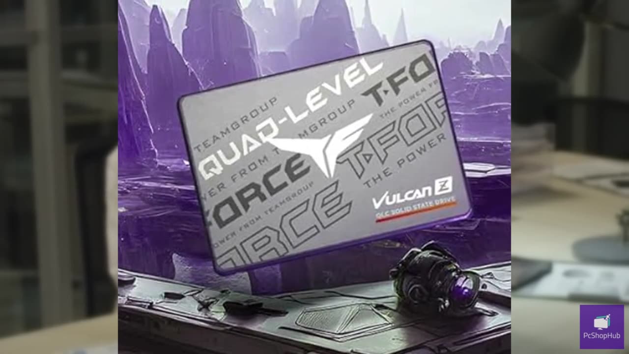 TEAMGROUP T-Force Vulcan Z 1TB SLC Cache 3D NAND QLC 2.5 Inch SATA III Internal