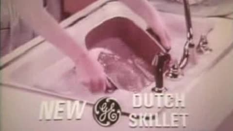 Commercial - General Electric Dutch Skillet w genuine Dutch woman
