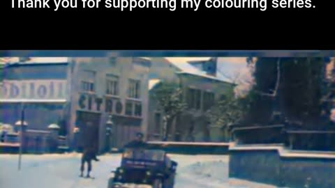 Snowfall and Smiles US Troops Take a Break in the Snow #ColourisedHistory