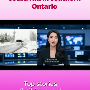 Up to 15 cm of snow could fall in southern Ontario