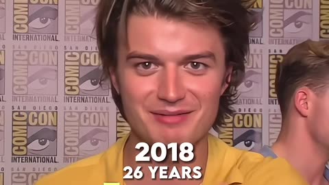 Joe Keery evolution from 2016 to 2025 Steve Harrington #goviral #strangerthings #steveharrington