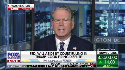 Scott Bessent explains why Trump fired Lisa Cook