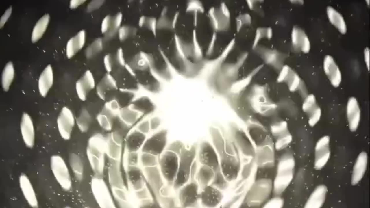 YOU’RE SEEING SOUND WAVES MOVE THROUGH WATER..THIS IS REAL NO SPECIAL EFFECTS