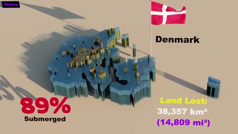 What If Sea Level Rises 65 Meters! Which Areas would be Flooded?