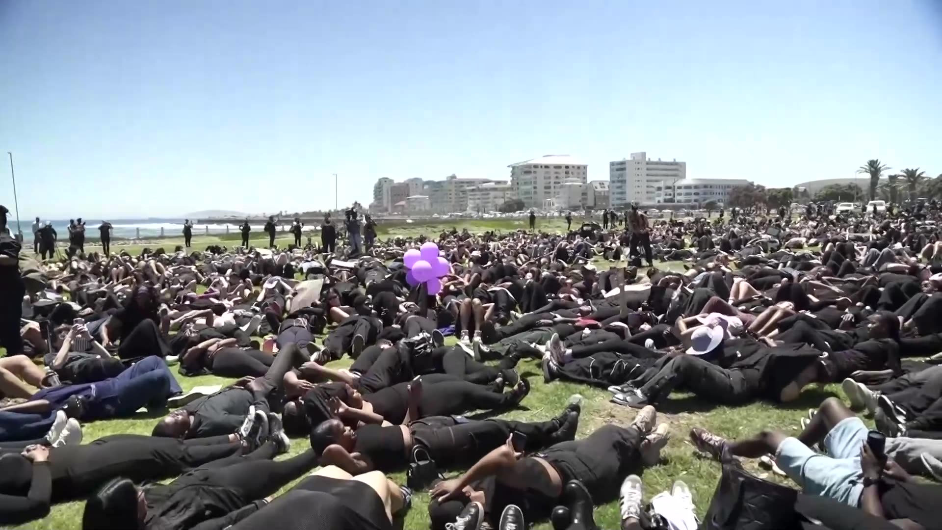 Women protest gender violence as G20 leaders arrive in South Africa