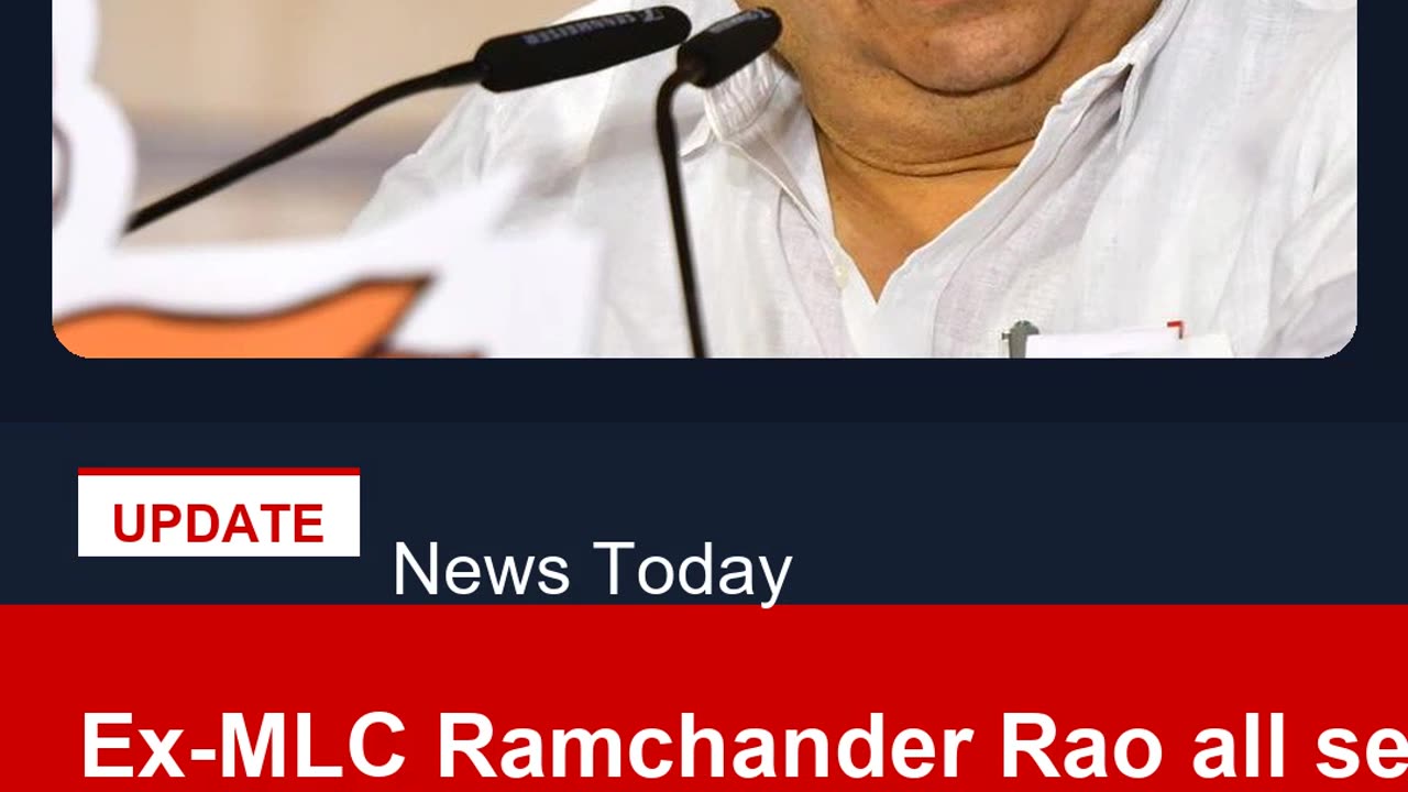 Ex MLC Ramchander Rao all set to be Telangana BJP chief