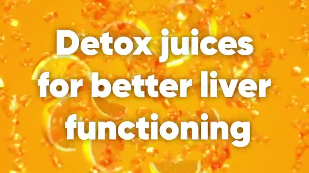 Detox juices for better liver functioning