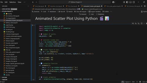 Create Amazing Animated Scatter Plots in Python