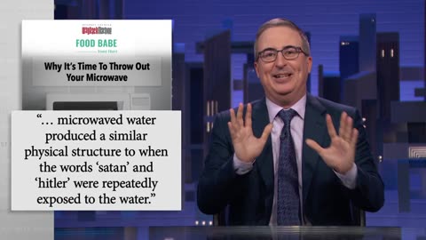 Make America Healthy Again: Last Week Tonight with John Oliver (HBO)