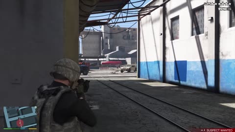 GTA 5 - La Mesa Police Station Massacre + Six Star Escape