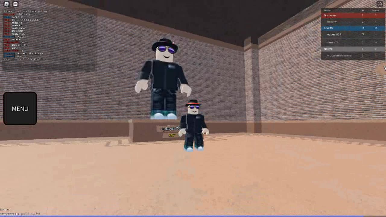 roblox murderers vs sheriffs I am the king