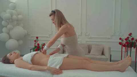 Full Body Lymphatic Drainage Massage for Lovely Veronica Sky