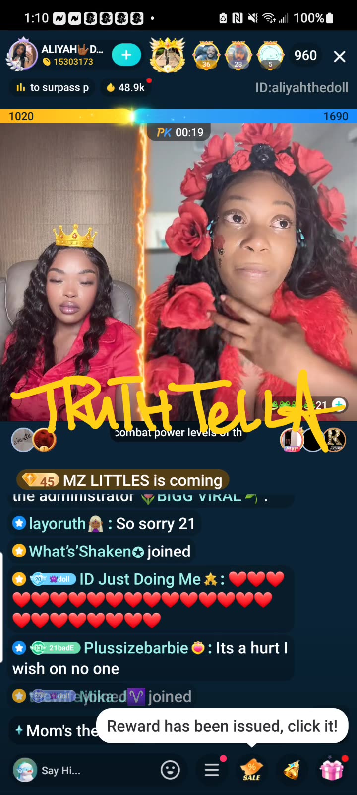 LIYAH THE DOLL LIVE 3RD SHIFT AFTER REUNION PANEL LINES 21BADBITCH