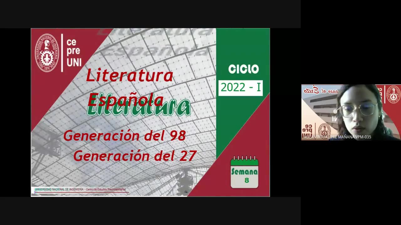 CEPRE UNI 2022 - 1 | Semana 08 | Literatura