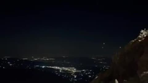 IDF forces in Syria filmed this barrage towards Haifa