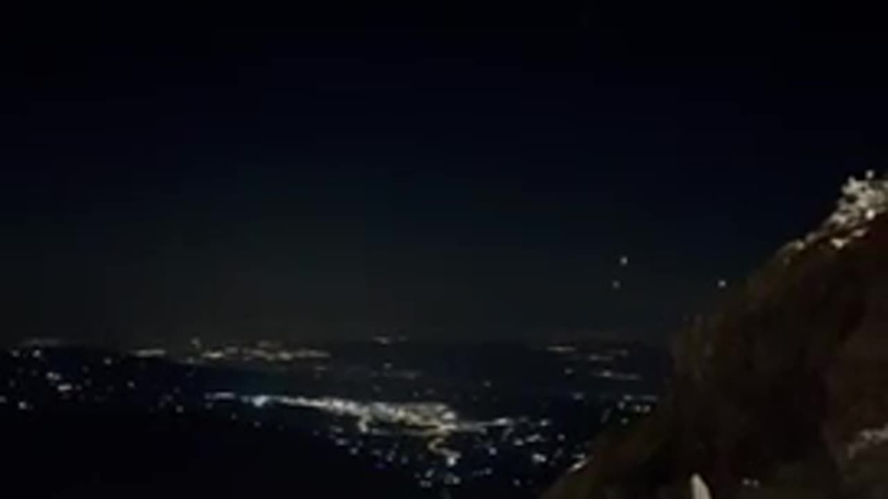 IDF forces in Syria filmed this barrage towards Haifa
