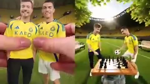 Viral: Ronaldo and MrBeast Ai Funny videos #funny #cr7 #mrbeast #ai #shorts #ron