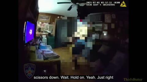 Baton Rouge Police Department released bodycam of a fatally shooting suspect armed with scissors