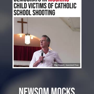 Newsom Mocks Children Praying