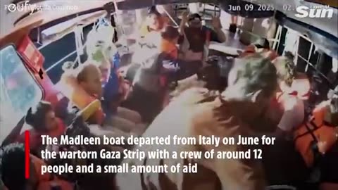 View "The Final moments Freedom Flotilla Kidnapped by the Isrealis"