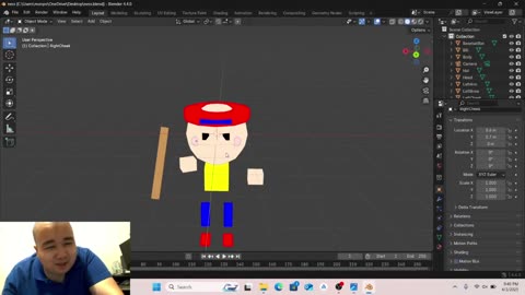 PK Modeling! Creating Ness from EarthBound in Blender | 3D Character Showcase