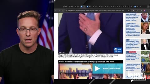 Audience Shocked By Mysterious WOUND on Biden's Hand Before Joe Collapses on LIVE TV | Jill Screams