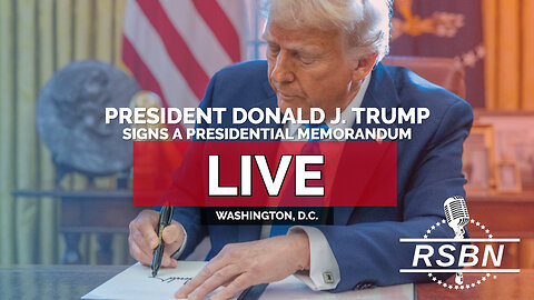LIVE: President Trump Signs a Presidential Memorandum - 9/15/25