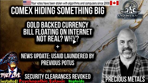 3.23.25: USAID laundered by previous POTUS, COMEX hiding something. Fake BILL floating around, PRAY!