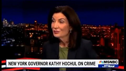 FLASHBACK: MSNBC Calls Out Crime To Kathy Hochul's Face