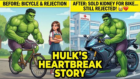 Hulk’s Heartbreak: Selling a Kidney for Love?! 💔🚲