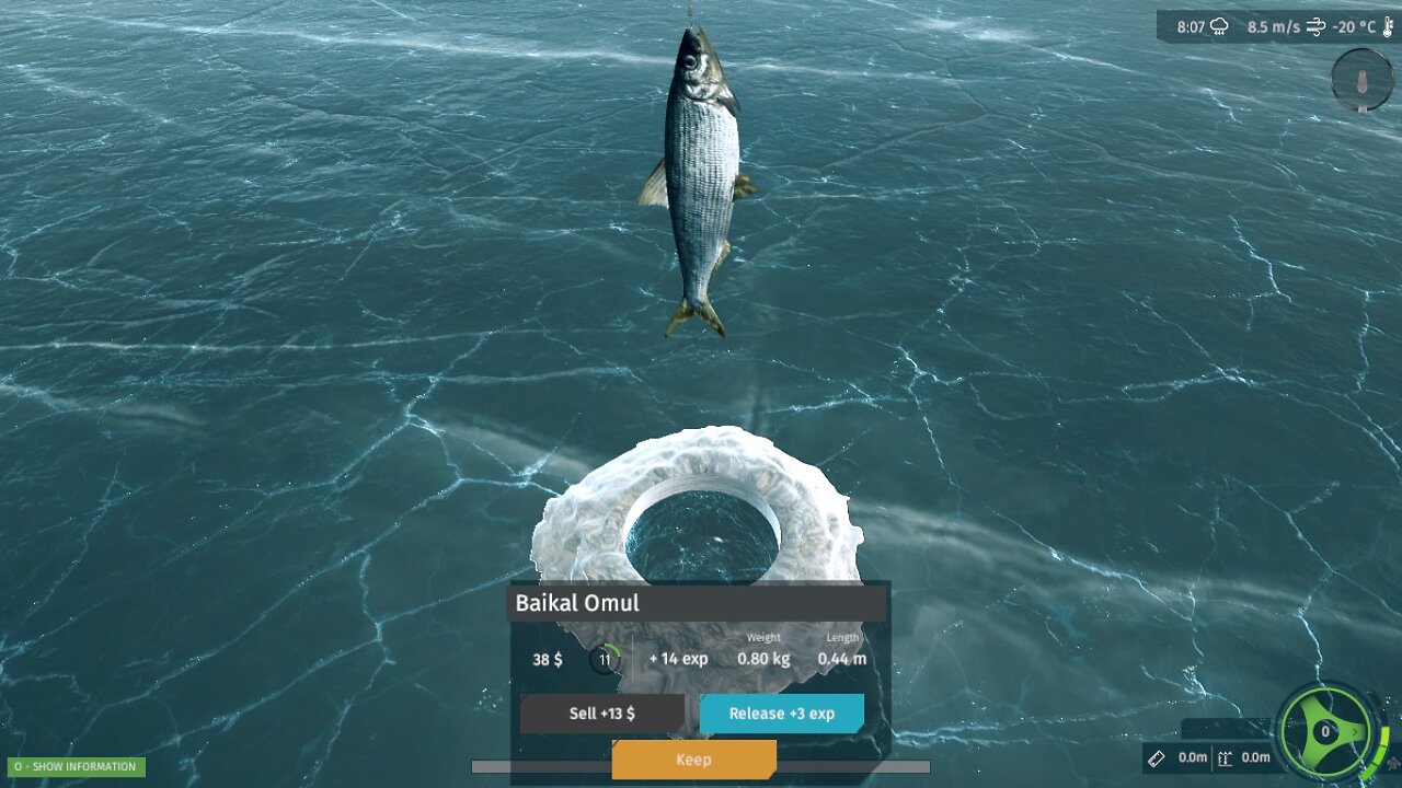 Still doing some more fishy stuff in Baikal Lake, Russia, in a Winter setting