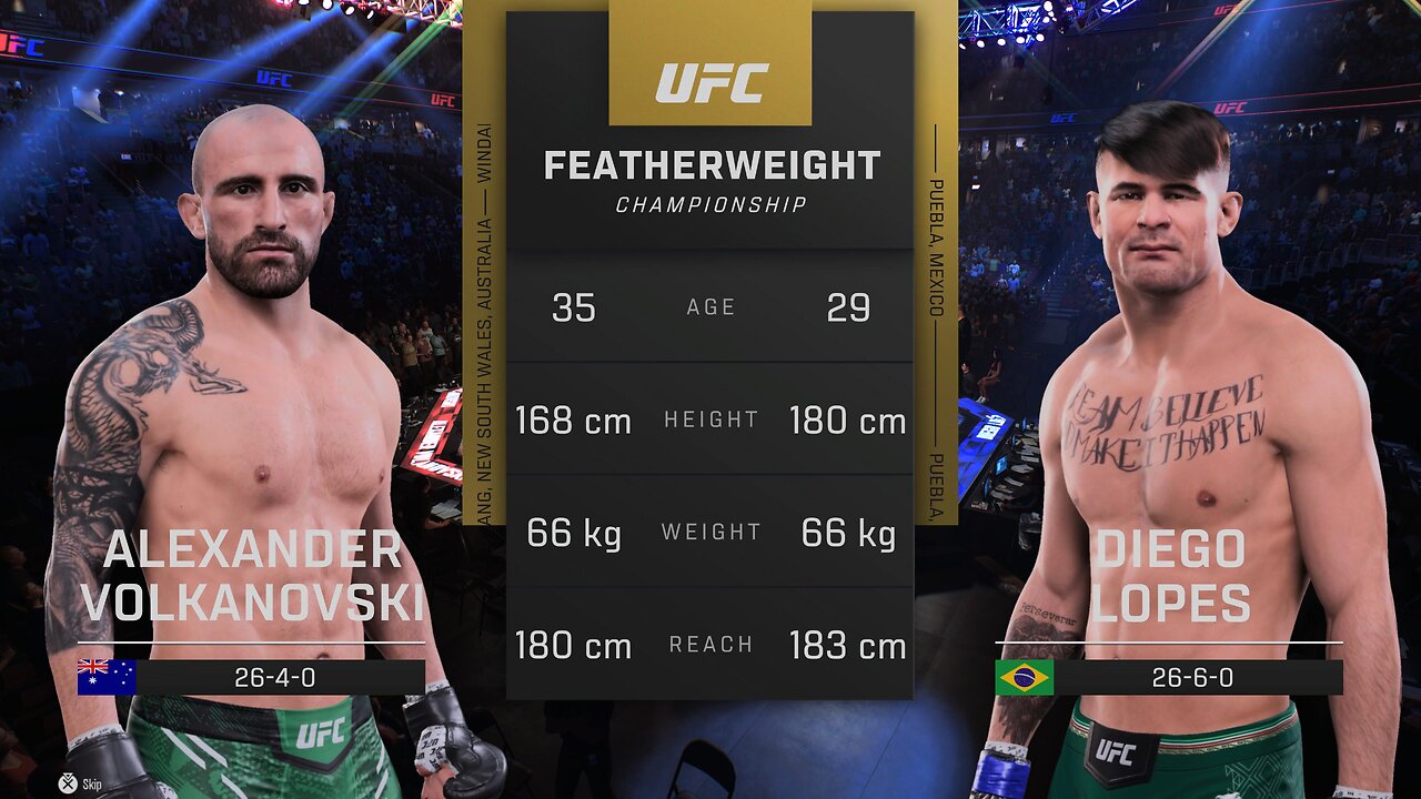 UFC 314 Alexander Volkanovski Vs Diego Lopes Featherweight Championship Bout