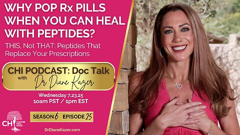 WHY POP Rx PILLS WHEN YOU CAN HEAL WITH PEPTIDES? THIS, Not THAT: Peptides To Replace Prescriptions
