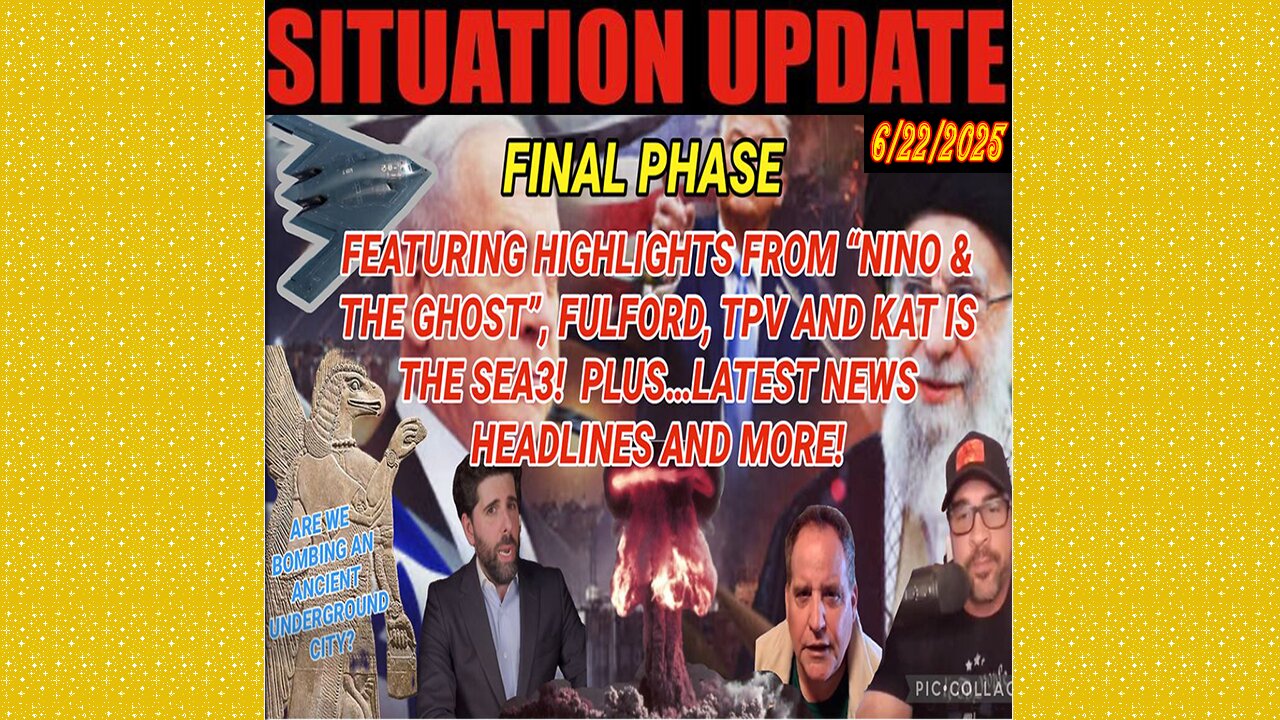 SITUATION UPDATE 6/22/25 - Prepare For The Final Battle! Benjamin Fulford, Restored Republic